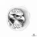 Wedge Tail Eagle tattoo design idea