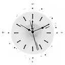 A clock and the phrase carpe diem memento mori tattoo design idea