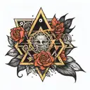 law of attraction with images tattoo design idea