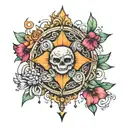 law of attraction with images tattoo design idea