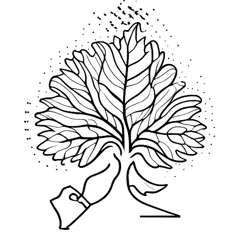 Transparent Marijuana Leaf Silhouette Png - Pot Leaf Tattoo Outline, Png  Download , Transparent Png Image - PNGitem