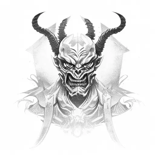 Demon Slayer  tattoo design idea