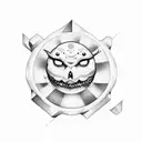 hammer tomatoes saw tattoo design idea