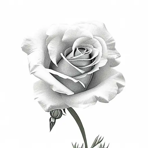 rose and California poppy tattoo design idea