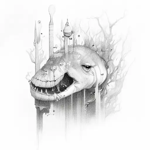 Nothing that happens on the surface of the sad can alter the calm of its depths tattoo design idea