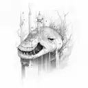 Nothing that happens on the surface of the sad can alter the calm of its depths tattoo design idea