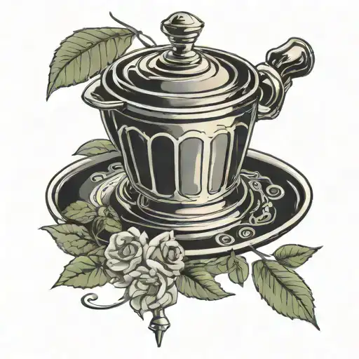 Moka pot tattoo design idea