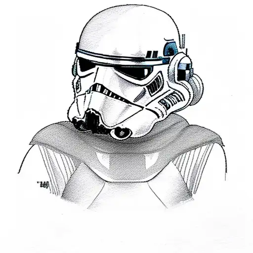 A simple Star Wars design tattoo design idea