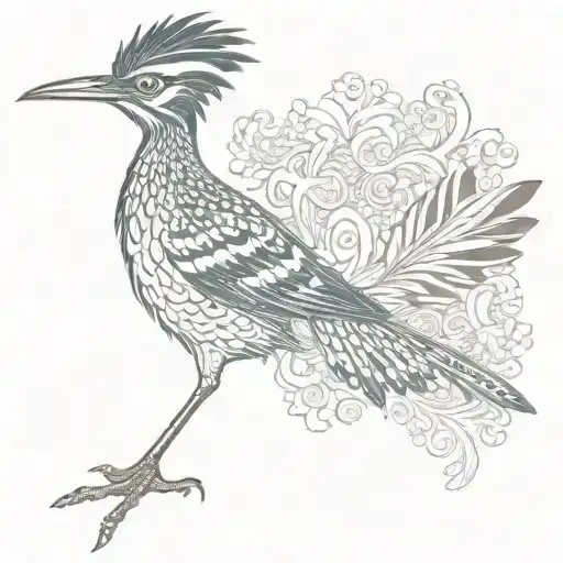 roadrunner tattoo design idea