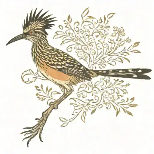 roadrunner tattoo design idea