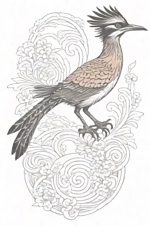 roadrunner tattoo design idea