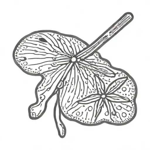 sand dollar tattoo design idea