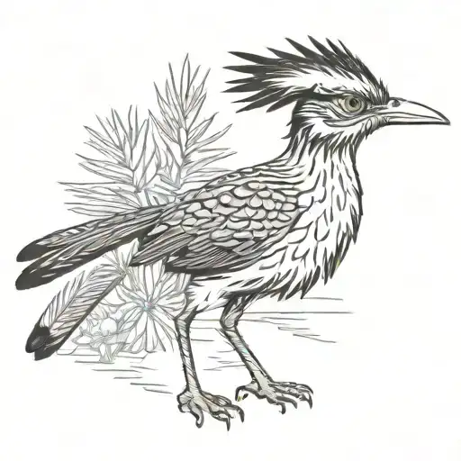 roadrunner tattoo design idea