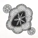 sand dollar tattoo design idea