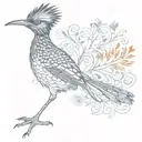 roadrunner tattoo design idea