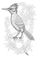 roadrunner tattoo design idea