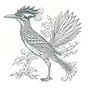 roadrunner tattoo design idea