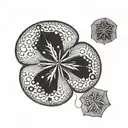 sand dollar tattoo design idea