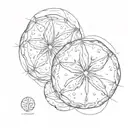 sand dollar tattoo design idea