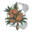 pinetree tattoo design idea