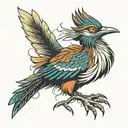 roadrunner tattoo design idea