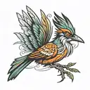 roadrunner tattoo design idea