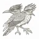 roadrunner tattoo design idea