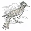 roadrunner tattoo design idea