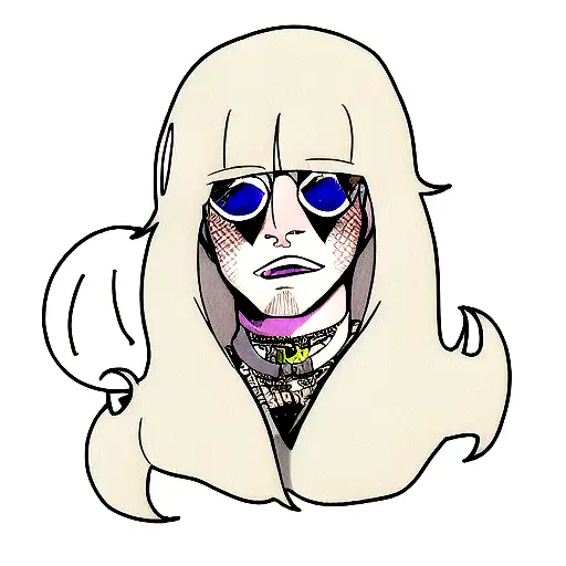 post Malone, lady Gaga, ghost tattoo design idea