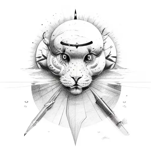 artistic,sun,sea,family,mountains,husband,life tattoo design idea