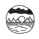 artistic,sun,sea,family,mountains,husband,life tattoo design idea