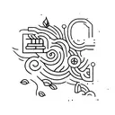 keyboard tattoo design idea