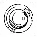 planets tattoo design idea