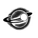 planets tattoo design idea