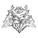 Game of Thrones characters in minimalist style tattoo design idea