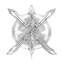 bow and arrow tattoo design idea