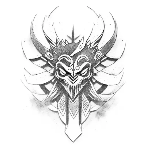 Seiya armour tattoo design idea