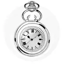 A pocket watch with the White Rabbit tattoo design idea