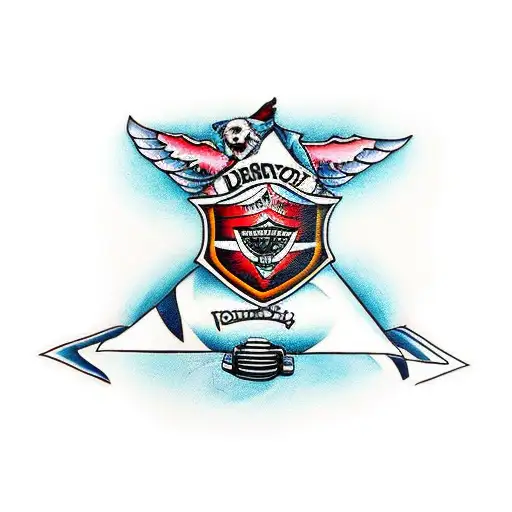 Friends on a road trip with Harley Davidsons tattoo design idea