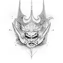 fair Lucifer tattoo design idea