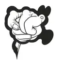 thumbs up tattoo design idea