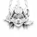 let go and let god tattoo design idea