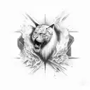 let go and let god tattoo design idea