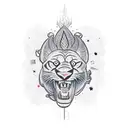 let go and let god tattoo design idea