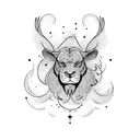let go and let god tattoo design idea