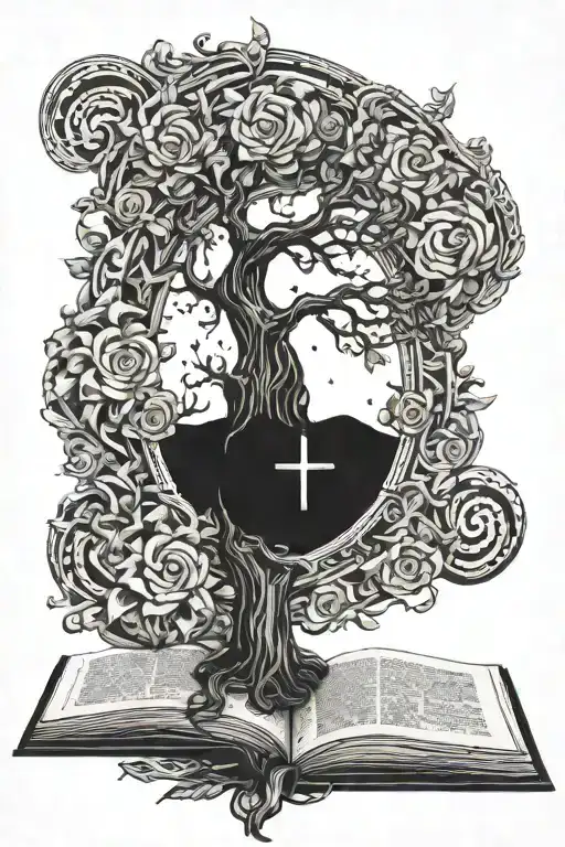 true bible Isaiah 6:8 illustration tattoo design idea