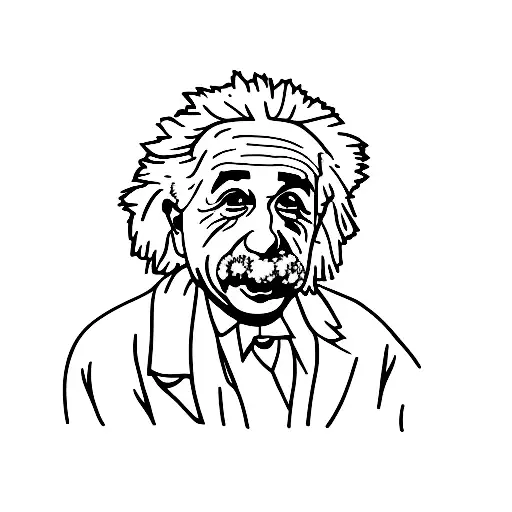 Einstein tattoo design idea