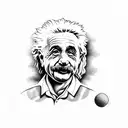 Einstein tattoo design idea