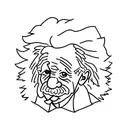 Einstein tattoo design idea