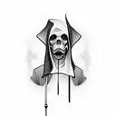 Grim Reaper with 3 Dobermans  tattoo design idea